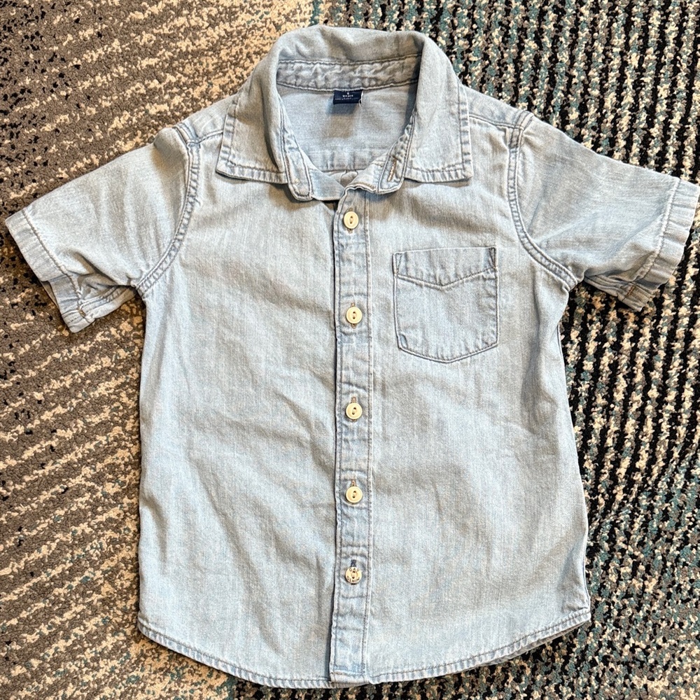 GAP Light denim Kids Button Down Shirt